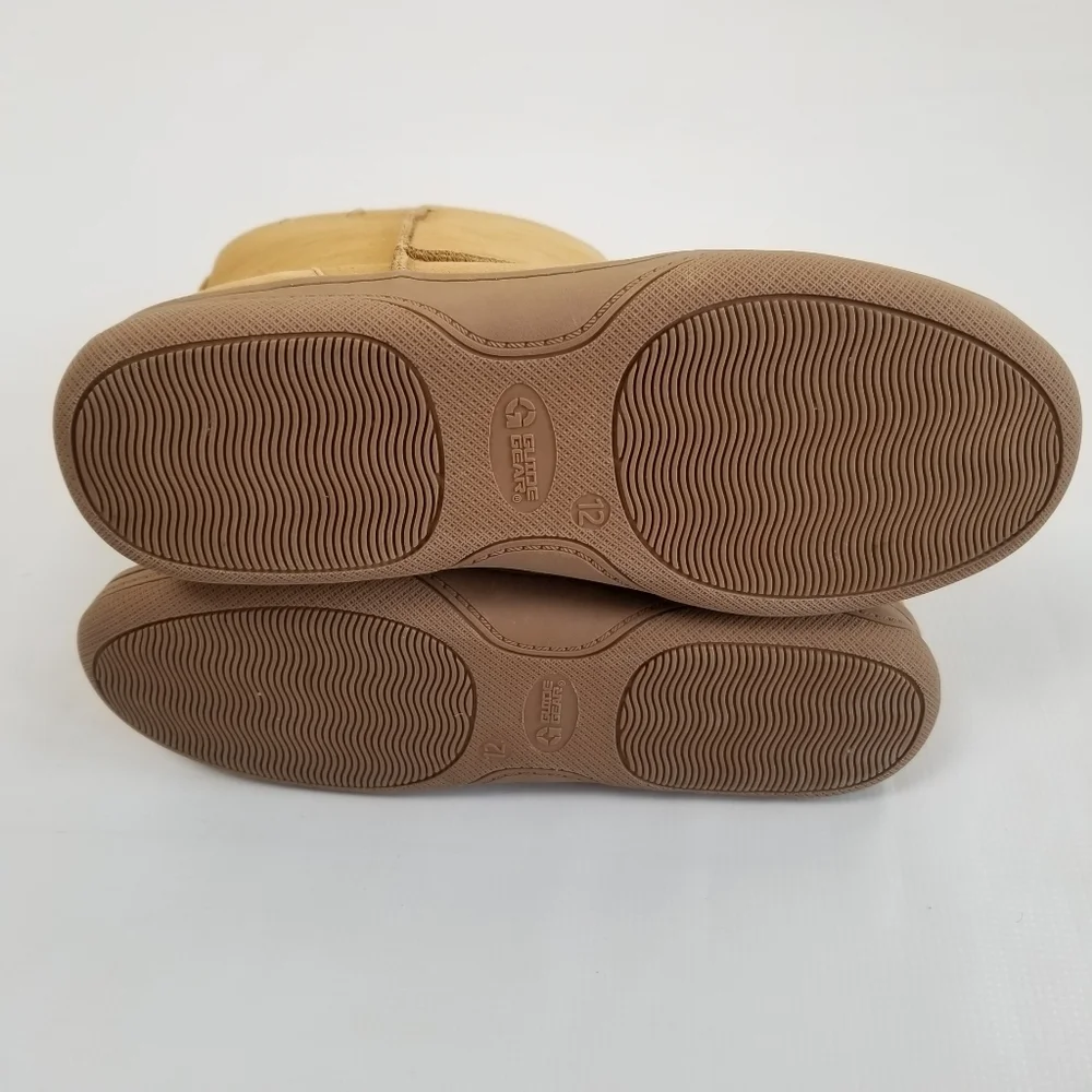 Guide Gear Suede Boots Sheepskin Footbed Mens 12 Unused Minor Imperfections